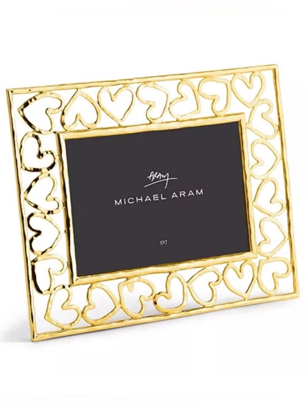 Michael Aram Gold Openwork Heart Photo Frame - Picture 3 of 8